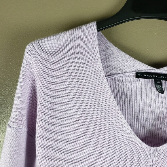 White House Black Market WHBM cashmere blend sweater xs - Picture 4 of 12